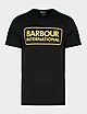 Black Barbour International Large Logo T-Shirt