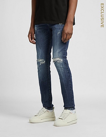 Represent Knee Patch Skinny Jeans - Exclusive