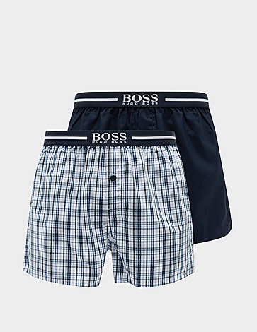 BOSS 2 Pack Woven Boxer Shorts