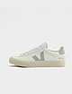 White/Green Veja Campo Trainers