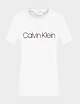 White/White Calvin Klein Core Logo T-Shirt