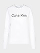 White Calvin Klein Icon Core Logo Sweatshirt