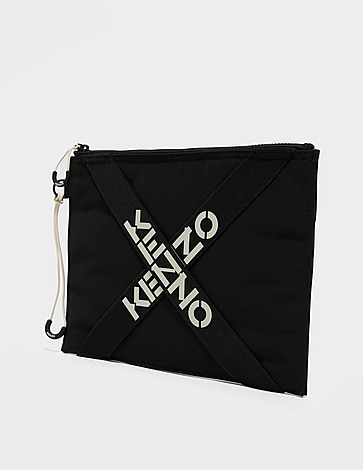 KENZO Cross Logo Clutch Bag