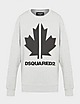Grey Dsquared2 Leaf Sweatshirt