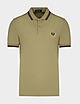 Green Fred Perry Twin Tipped Polo Shirt