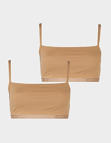 Calvin Klein Underwear CK One 2-Pack Tonal Plus Size Bralette