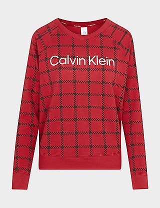 Calvin Klein Checkered Crew Sweatshirt