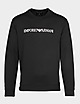 Black Emporio Armani Core Crew Sweatshirt
