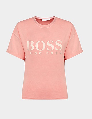 BOSS Evina Logo Cropped T-Shirt