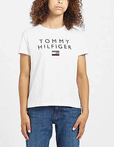 Tommy Hilfiger Girls' Sequin T-Shirt Junior