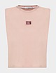 Pink Calvin Klein Jeans Shoulder Pad Tank Top