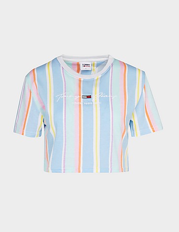 Tommy Jeans Stripe Cropped T-Shirt