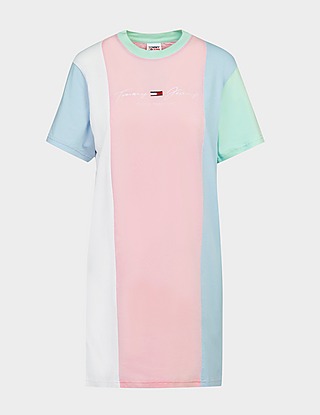 Tommy Jeans Colour Block T-Shirt Dress