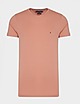 Pink Tommy Hilfiger Stretch Slim T-Shirt