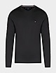 Black Tommy Hilfiger Sleeve Logo T-Shirt