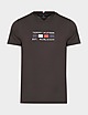 Black Tommy Hilfiger Four Flags T-Shirt