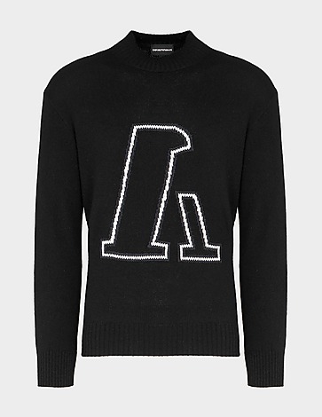 Emporio Armani Logo Knitted Sweatshirt