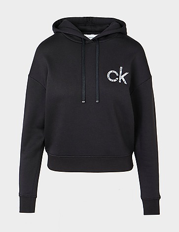 Calvin Klein Womenswear Embroidered Crop Hoodie