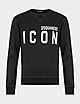 Black Dsquared2 Icon Sweatshirt