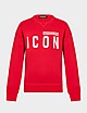 Red Dsquared2 Icon Sweatshirt