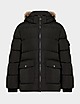 Black Pyrenex Authentic Fur Jacket