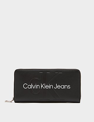 Calvin Klein Jeans Monogram Zip Purse