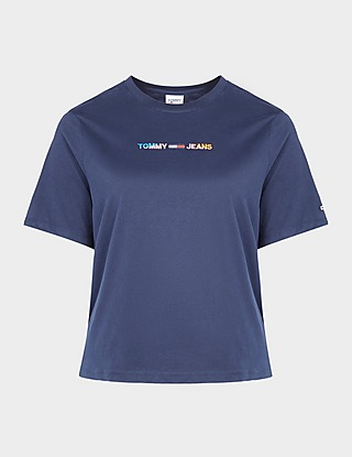 Tommy Jeans Curve Linear Crop T-Shirt