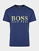 Blue BOSS Swim Logo T-Shirt