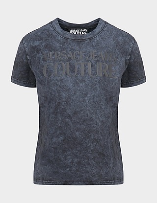 Versace Jeans Couture Acid Wash Logo T-Shirt