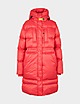 Red Parajumpers Eira Mid Puffer Coat