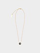 Black/Orange Marc Jacobs Medallion Pendant Necklace