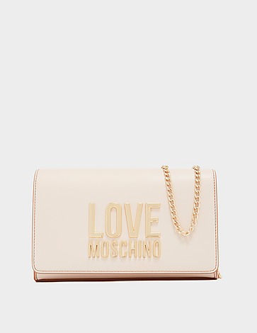 Love Moschino Letter Chain Flap Bag