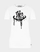 White Vivienne Westwood Drip Orb T-Shirt