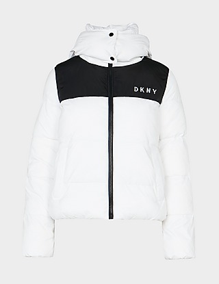 DKNY Colour Block Puffer Jacket