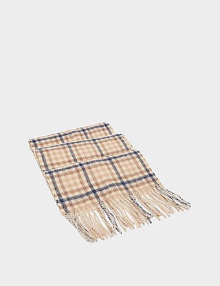 Barbour Check Merino Scarf - Exclusive