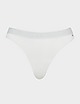 White Tommy Hilfiger Underwear Tonal Thong