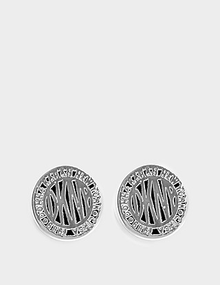 DKNY Jewellery Coin Stud Earrings