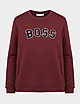 Red BOSS Etsy Logo Sweatshirt