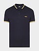 Blue Barbour International Grid Tipped Polo Shirt