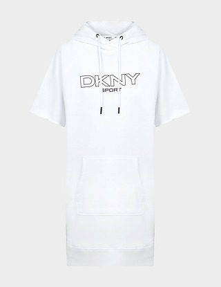 DKNY Logo Hooded Dress