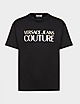 Black Versace Jeans Couture Classic Gold Text T-Shirt
