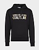 Black Versace Jeans Couture Classic Gold Text Hoodie