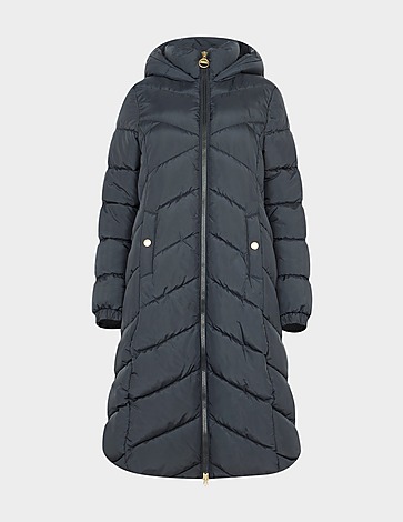 Barbour International Athena Quilted Long Jacket