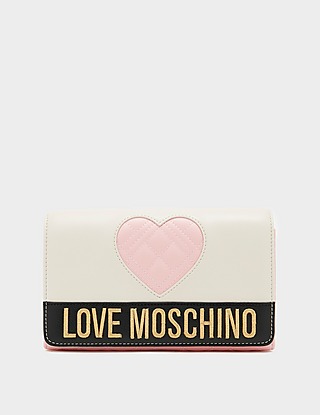 Love Moschino QUILTED HEART CROSS BODY BAG