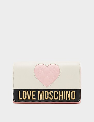 Love Moschino QUILTED HEART CROSS BODY BAG