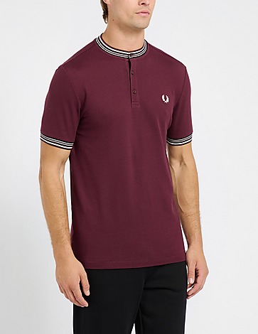 Fred Perry Henley Collar Polo Shirt