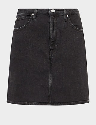 Calvin Klein Jeans Tape Denim Skirt