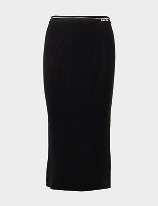 Calvin Klein Womenswear Essential Rib Skirt