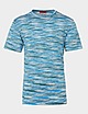 Blue Missoni All Over Print Spacedye T-Shirt