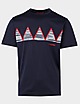Blue Missoni Triangle spacedye t-shirt